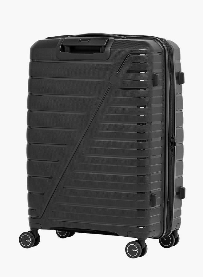 Wave Textured Hardcase Trolley Bag With Retractable Handle - Image 4